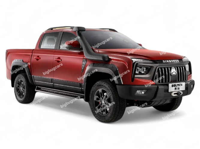 Пікап Sinotruk S9, червоний