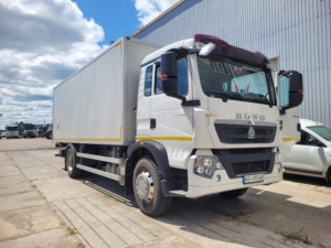 HOWO T5G 280 фургон з гідробортом