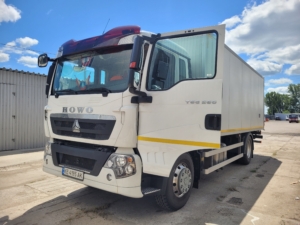 HOWO T5G 280 фургон з гідробортом