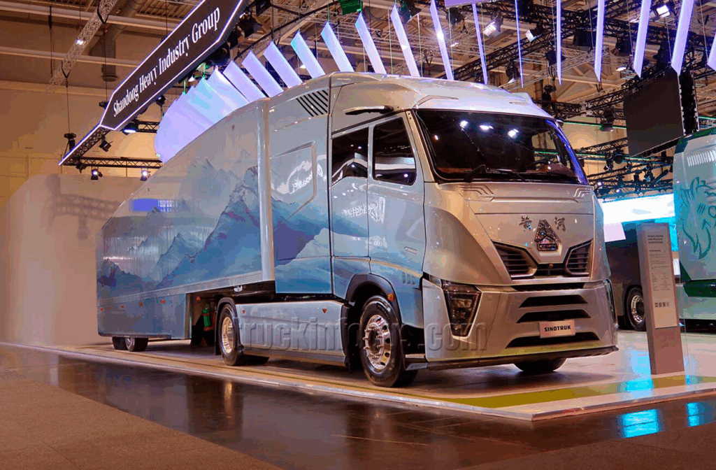 модель Yellow River, яка дебютувала на IAA 2024. Її дизайн надихнений формою краплі та риб’ячим хвостом на причепі, що дало рекордний коефіцієнт опору Cd = 0,286