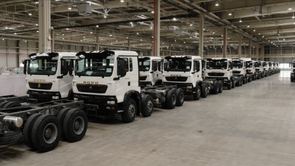 Лінія з виробництва вантажівок HOWO